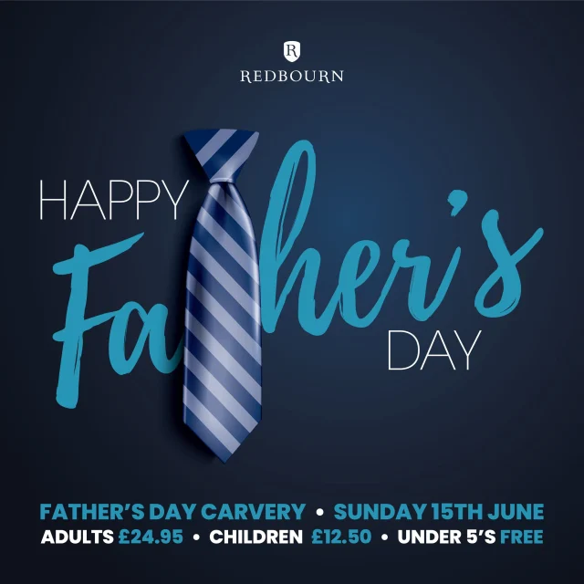 Fathers Day spaces available here at Redbourn Golf Club!!

Please call or book online to reserve your table for a special Fathers Day treat 😀